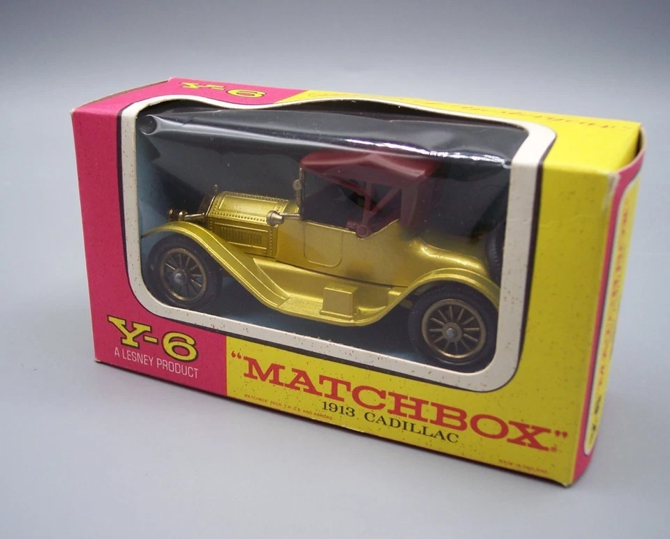 "MATCHBOX" YESTERYEAR Y-6-3 CADILLAC **ISSUE 11** w/ TYPE "C" BASE MINT BOXED - Image 3 of 4