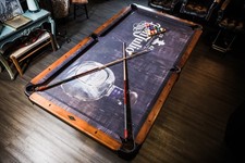 BRUNSWICK Clawfoot POOL TABLE. 8-foot Local Pickup Only.