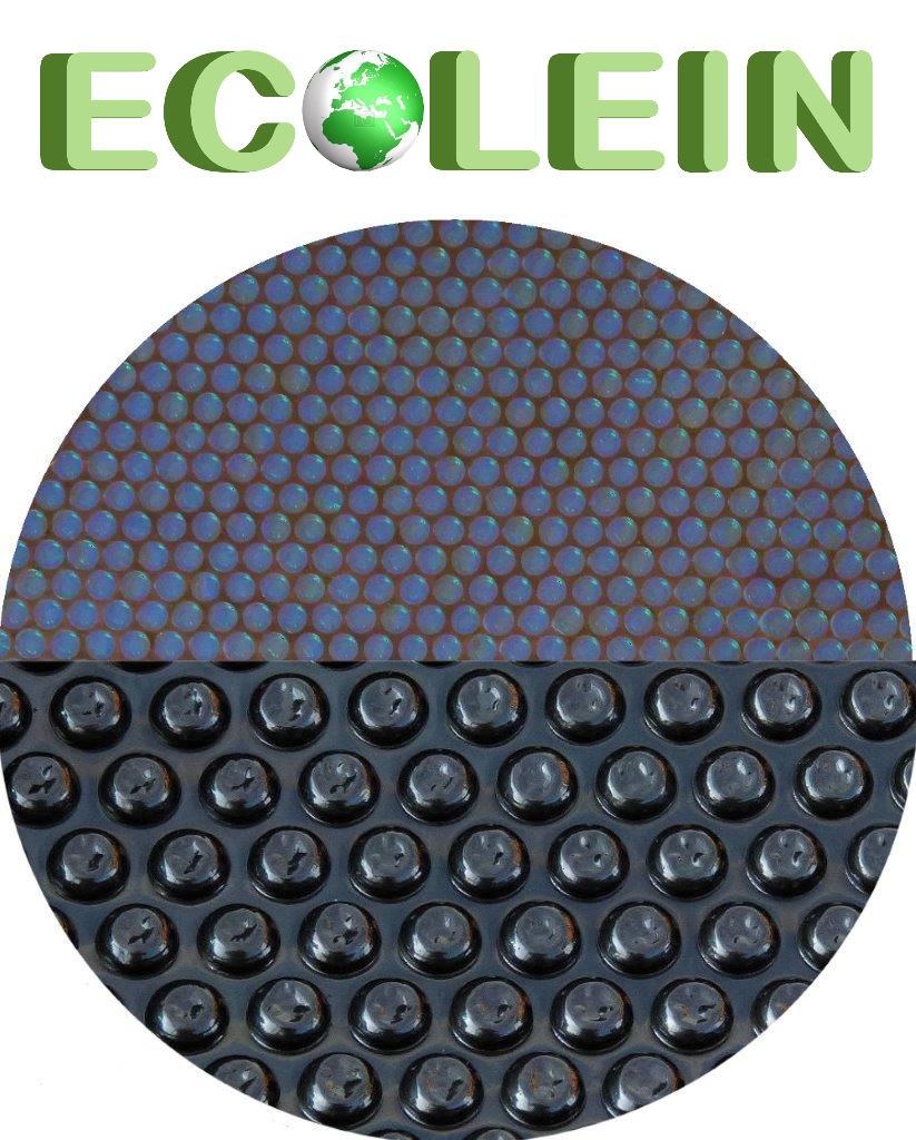 Solarfolie Solarplane ∅ 3,6 m blau schwarz Ecolein® 400 µm Abdeckung Pool