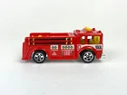 Vintage 1976 Hot Wheels Metro Unit 122 Fire Truck Red Yellow 1:64 Malaysia
