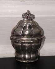 Silver Antique Scandinavian Hovedvands�g Wedding Viniagrette 18th Century Rare!!