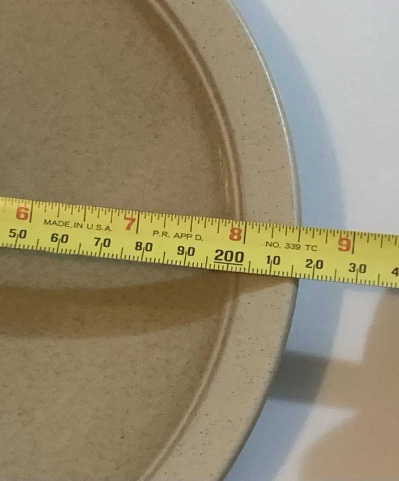 "Plato de repuesto Mikasa Stone Craft Sand Piper beige 8,5"" almuerzo ensalada CF404" Foto 4 de 4