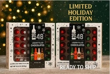 VSC Assorted Liquor-Filled Dark Chocolates 48 Count 18oz Gift 2X Set Free Ship