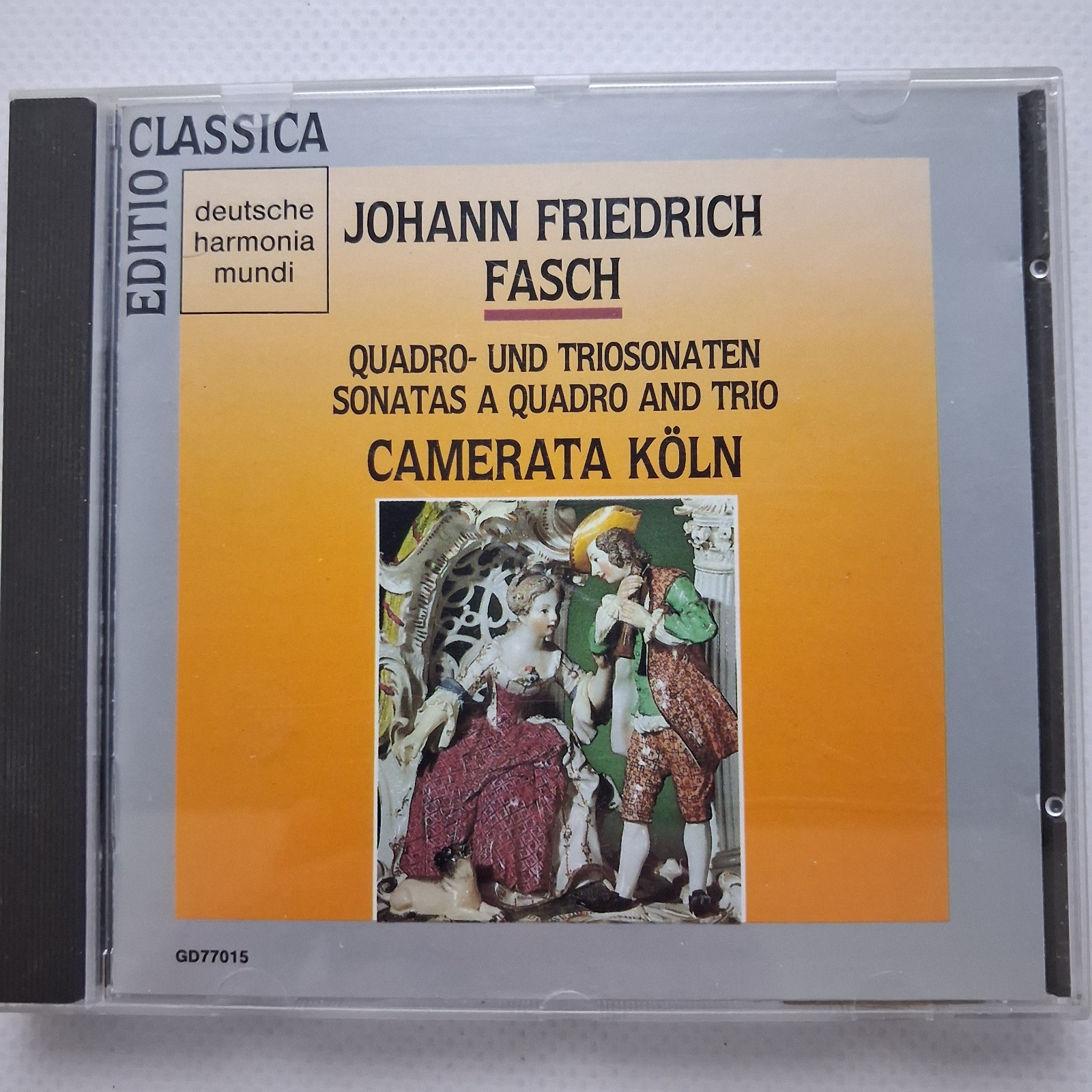 Fasch: Quadro & Trio Sonatas / Camerata Köln / Harmonia Mundi CD GD77015