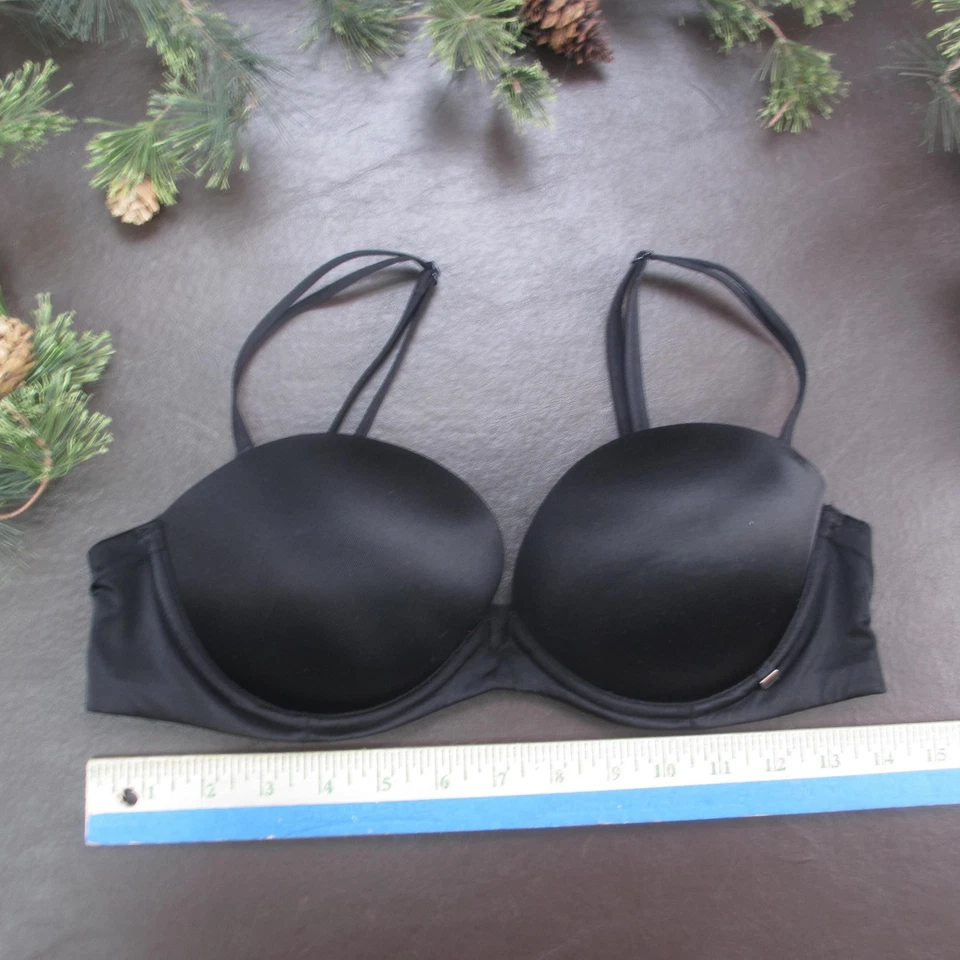Victorias Secret Bra Womens 34C Black Very Sexy Multi Way Push Up Underwire - Image 2 of 4