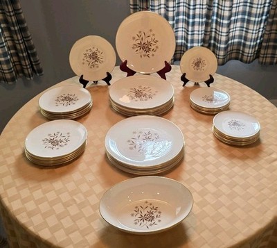 37 piece set of Lenox Starlight Service for 12