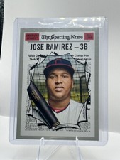 2019 Topps Heritage #355 Jose Ramirez The Sporting News Cleveland Indians