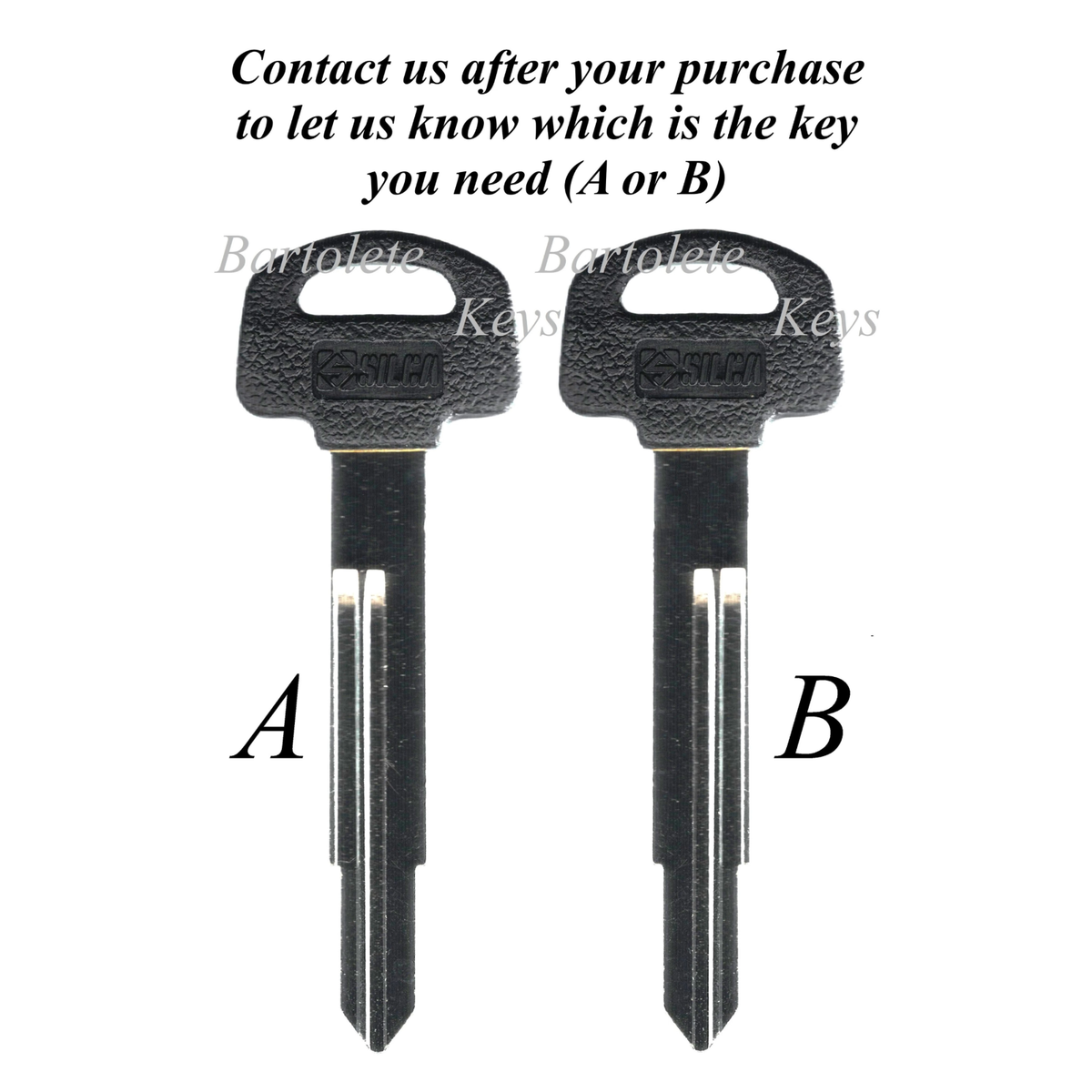 Replacement Key Blank Fits 2002 2003 2004 2005 2006 2007 2008