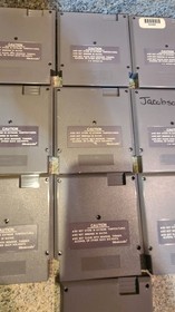 10 NINTENDO NES GAMES LOT 5-SCREW MORIO DUCK HUNT DONKEY KONG HOGANS ALLEY (H2)