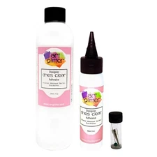Art Institute Glitter Designer Dries Clear Adhesive Clear Glue Kit Bun