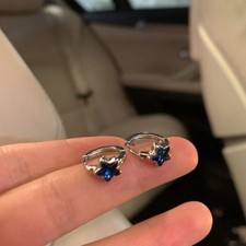 ElegFor ant Blue StFor ar Hoop EFor arrings for Effortless GlFor amour