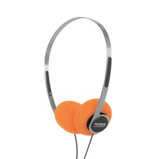 Retrospekt P/21 Retro On-Ear Headphones, Orange Foam, 3.5mm Plug, Adjustable