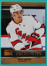2021-22 Skybox Premium Prospects Rookie Card Seth Jarvis PP-6 Carolina Hurricane. rookie card picture