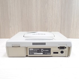 Sega Saturn console Japanese White system with 3 games 1 controller & cables