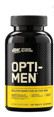 Optimum Nutrition Opti-Men Multivitamin 240 Tablets for Active Men New