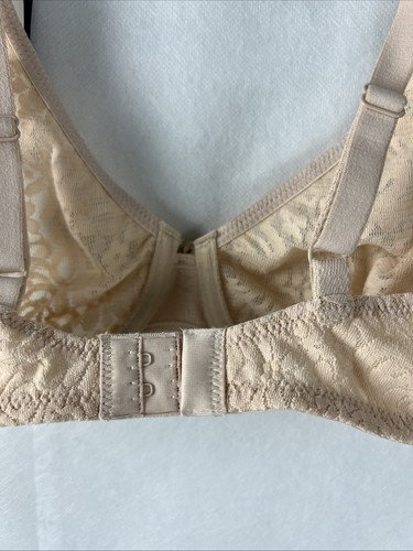 Wacoal Bra Size 30DDD Sand Halo Floral Lace Unlined Convertible Natural Nude B40 - Picture 13 of 16
