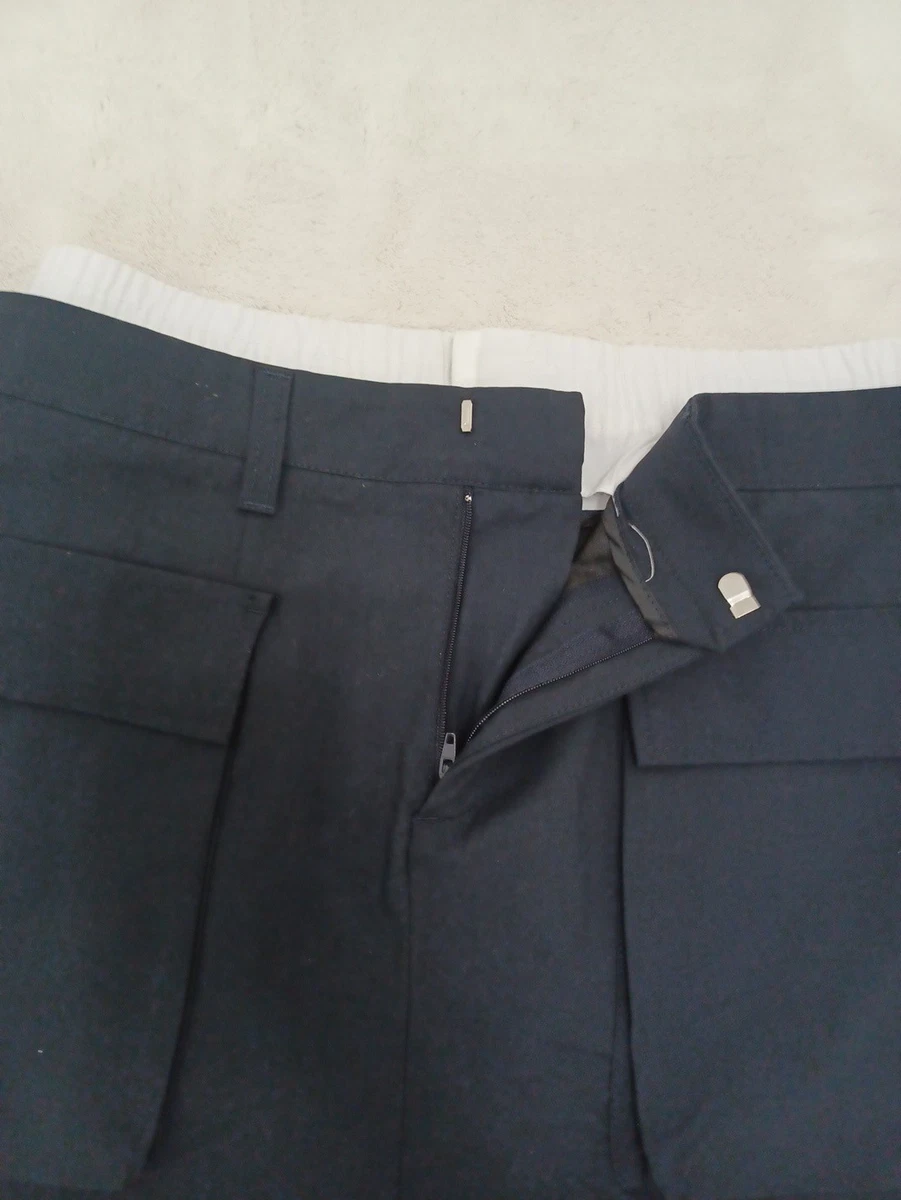 Minifalda BERSHKA Azul Marino Talla M Excelente Estado Nunca Usada