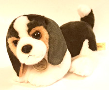 Aurora Miyoni Tots Beagle Dog Plush Tricolor Pellet Body REALISTIC Sept 2016