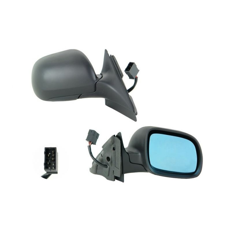 Right Exterior Mirror For Audi A4 (B5) 01.1999-09.2001 Small 5 Pin Black