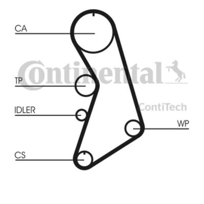 Cinghia Dentata CONTITECH CT909 – Ricambio Distribuzione Auto - 5