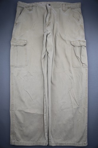 Mens Wrangler Authentic Issue Cargo Pants Tech Pocket Beige Sz 38x30 (Msr 39x29) - 第 1/8 張圖片