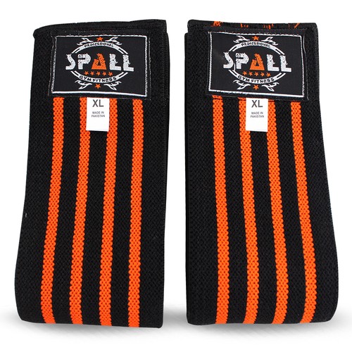 Spall Knee Wraps Weight Lifting Bandage Straps Guard Pads Powerlifting Pair - Picture 4 of 7