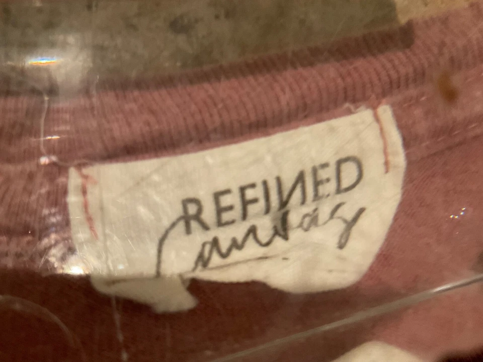 ИЗЫСКАННЫЙ ХОЛСТ СОСТАРЕННЫЙ БЕЗ РУКАВОВ KICK КАМНИ КОВБОЙ ГРАФИЧЕСКАЯ РУБАШКА ЖЕНЩИН S - Изображение 4 из 4