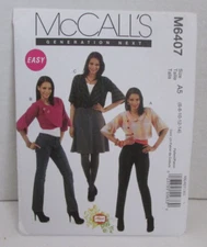 McCall's #M6407 Y2K Generation Next Lined/Unlined Jackets Sz 6 - 14 - UNCUT