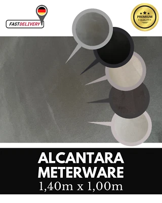 STOFFMEISTERLUX Alcantara Suede Polsterstoff Stoff Meterware Dachhimmel DIY Auto Motorrad Möbel