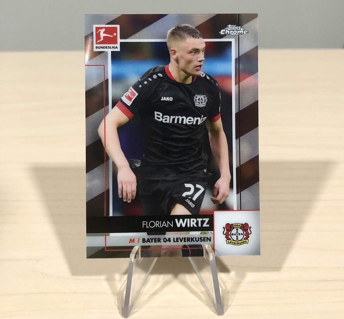 Florian Wirtz 2020-21 Topps Chrome Bundesliga Sapphire RC Florian Wirtz 2020-21 Topps Chrome Bundesliga Sapphire RC