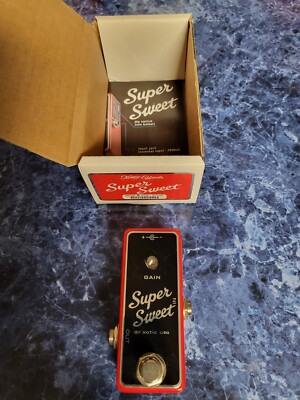 Xotic Effects Super Sweet Booster Guitar Effects Pedal used