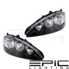 Pair Headlights Fit Acura 05-06 Rsx