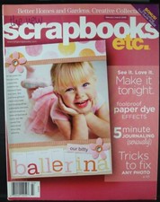 Better Homes and Gardens Scrapbooks etc. Magazines