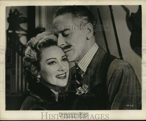 1957 Press Photo Martine Carol and co star in "The French They Are A Funny Race"