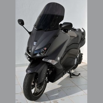 Pare-brise Ermax Tmax 530 noir clair de 55cm pour réduire les turbulences d'air