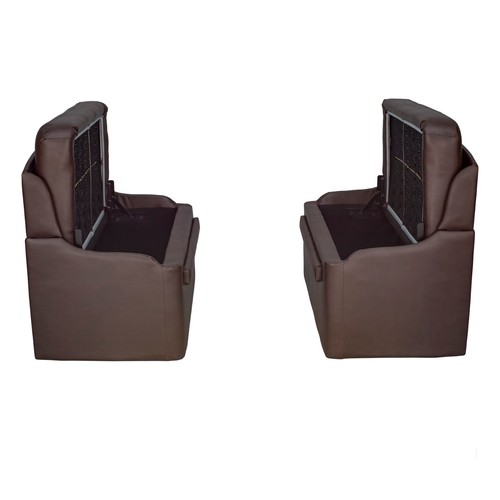 RecPro 44" RV Dinette Booth Dining Room Seating with Storage Converts To Bed - Picture 26 of 50