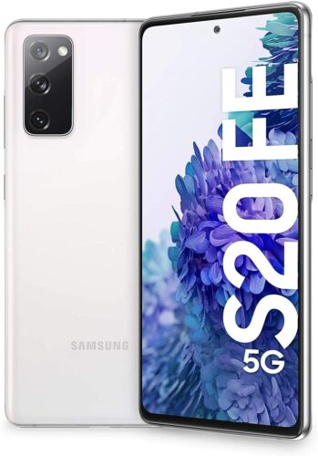Samsung Galaxy S20 FE 5G Cloud White, SIM+eSIM, 128GB 6GB, Official Warranty