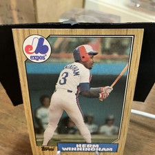 Herm Winningham 1987 Topps Baseball Card #141 EXPOS