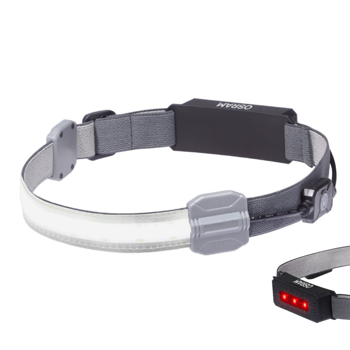 Lampada frontale a led con zoom - 400 lm