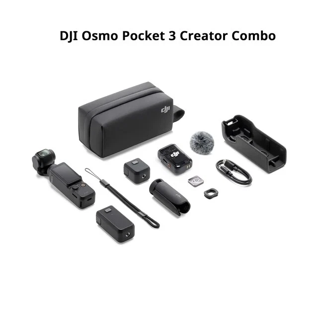DJI Osmo Pocket 3 Creator Combo Handheld Gimbal Stabilizer 4K Pocket Camera CMOS - Image 3 of 4