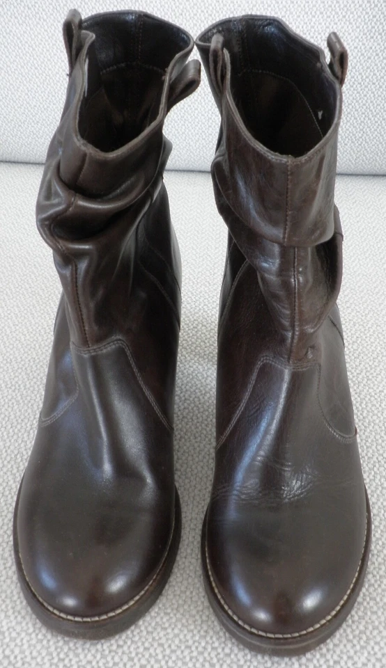 Gianni Gregori OTTO Stiefeletten Stiefel braun Leder Gr. 39 6 NEU NP 90€ - Bild 4 von 4