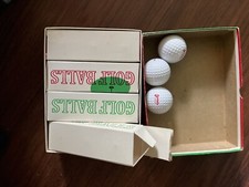 Vintage Dunlop One Dozen Golf Balls 