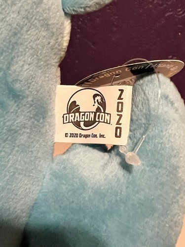 Dragon Con 2020 Plush Mythical Water Beast DND Dungeons Comics Rare Hard To Find - Picture 3 of 4