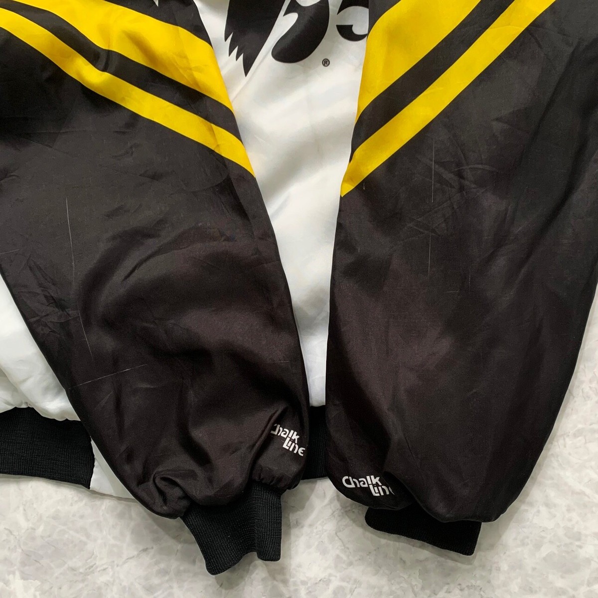 Blouson Bomber Chalk Line des Iowa Hawkeyes Année 80s