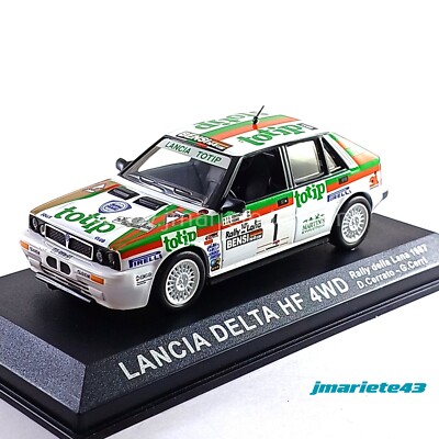 DIE CAST 1/43 Modellino Auto Lancia Delta HF 4WD Rally Monte Carlo 1987