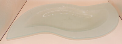 Glasschale Leonardo ''Wave'' 35 x 20 cm Servierschale Glas Schale gebraucht