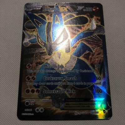Pokemon card M Lucario EX 176/171 XY Full Art The Best of XY 2017