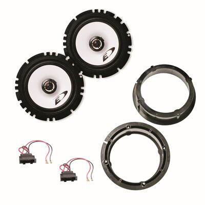 ALPINE SXE-1725S Lautsprecher Einbauset hinten passend für Passat B6 B7 3C CC