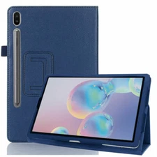 Leather Case For Samsung Galaxy Tab S7  S7+ S7 FE Tablet Smart Stand Cover Skin