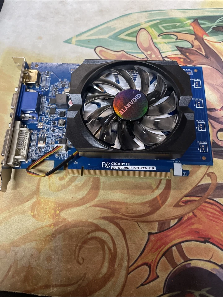 GIGABYTE GV-N730D3-2GI Graphics Card, 2GB 64-bit GDDR3, GV-N730D3-2GI - Image 3 of 4